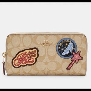 Disney X Coach Accordion Zip Wallet